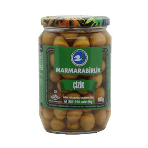 MARMARABIRLIK M Size Scratched Olives (Cizik Zeytin) 400g