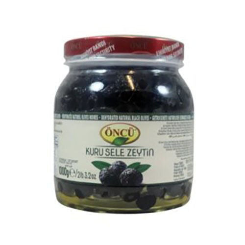 ONCU Kuru Sele Zeytin (Natural Black Olives) 1000g