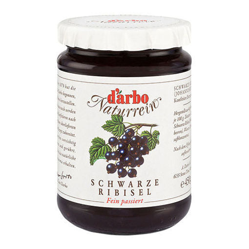DARBO All-Natural Black Currant Fruit Spread 454g
