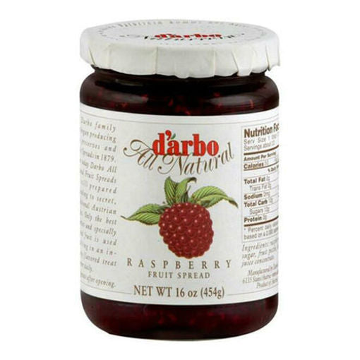 DARBO All-Natural Raspberry Fruit Spread 454g