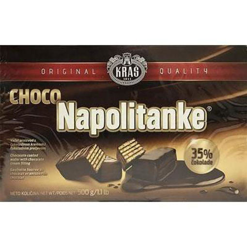 KRAS Wafers Napolitanke Choco Covered 500g