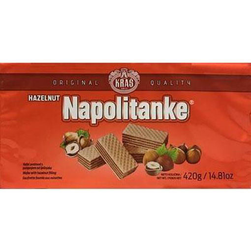 KRAS Wafers Napolitanke Hazelnut Filled 420g