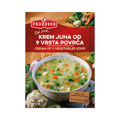 PODRAVKA Cream of 9 Vegetables Soup 45g