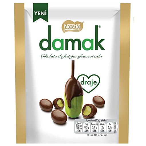 NESTLE Damak Covered Pistachio Dragee 50g