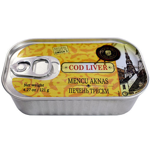 RIGA GOLD Cod Liver (Mencu Aknas) 121g