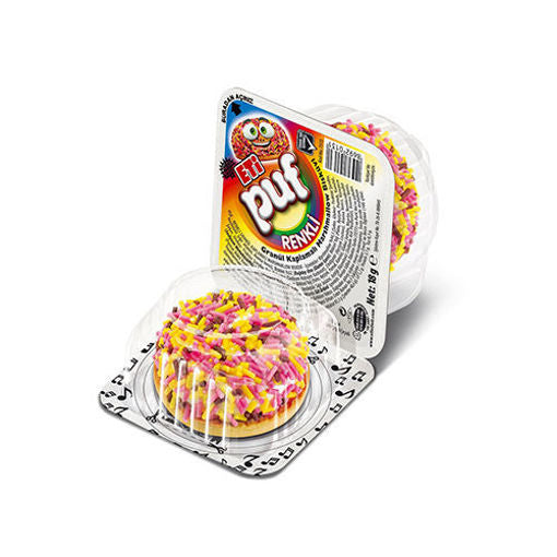 ETI Puf Renkli w/Sprinkles 6x18g (Buy 5 Get 1 Free!)