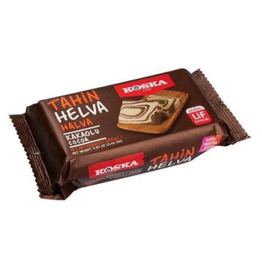 KOSKA Tahin Helvasi w/Cocoa (Tahini Halva) 200g