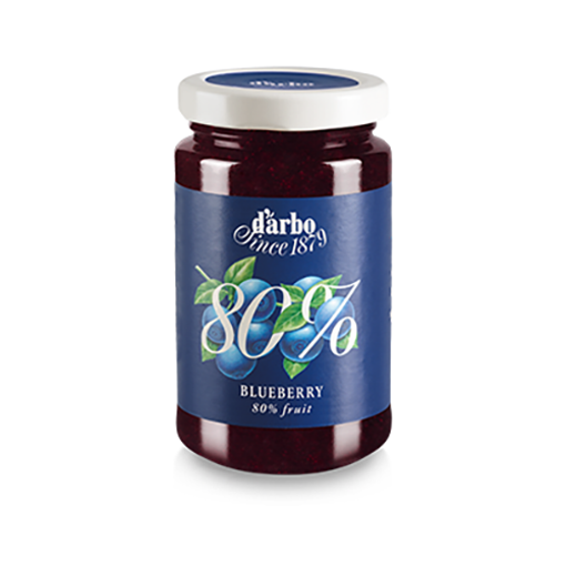 DARBO %80 Blueberry Fruit Spread 250g