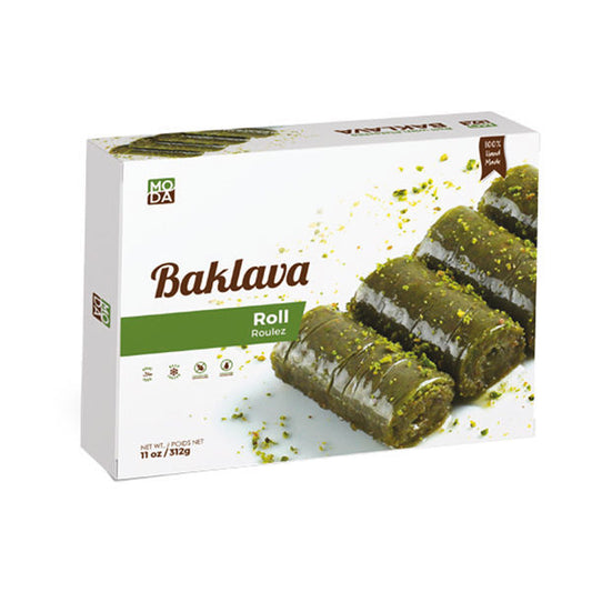 MODA Pistachio Rolls Baklava  454g