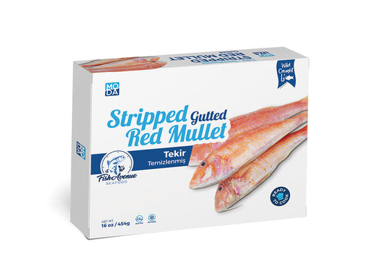 MODA Frozen Tekir Stripe Red Mullet  ) 454g [Next Day Shipping Only]