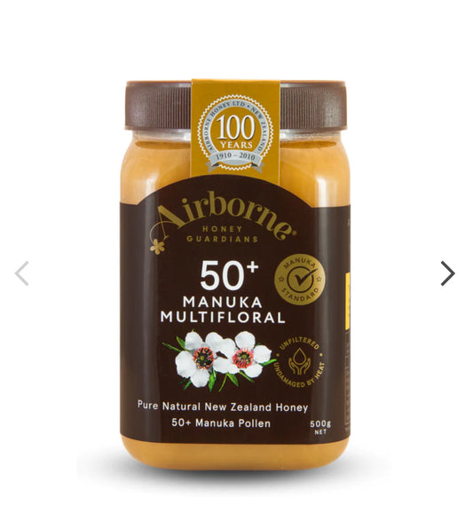 AIRBORNE Manuka Blend Pure Natural Honey +50 500g