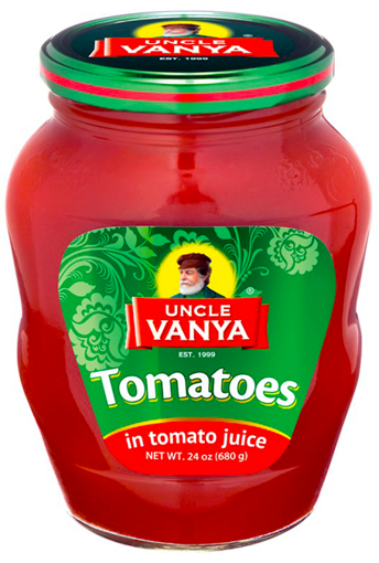 UNCLE VANYA Tomatoes In Tomatoe Juice 680g