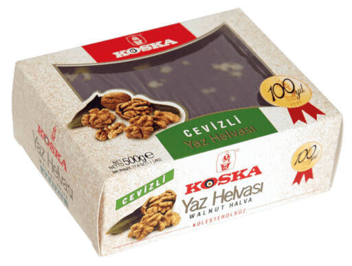 KOSKA Yaz Helvasi Halva w/Caramel & Walnut 200g