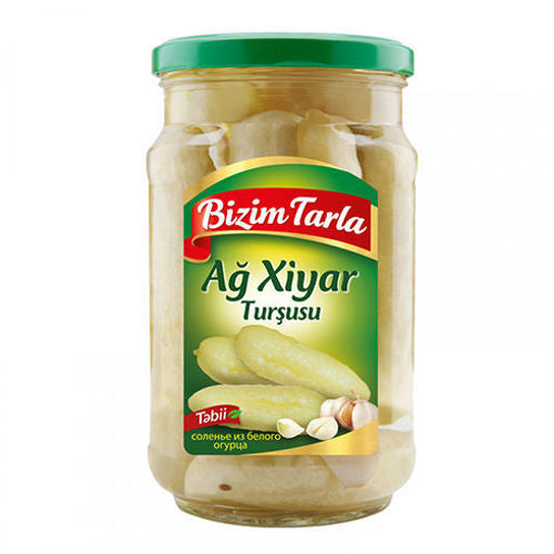 BIZIM TARLA White Cucumber Pickles (Ag Hiyar Tursusu) 660g