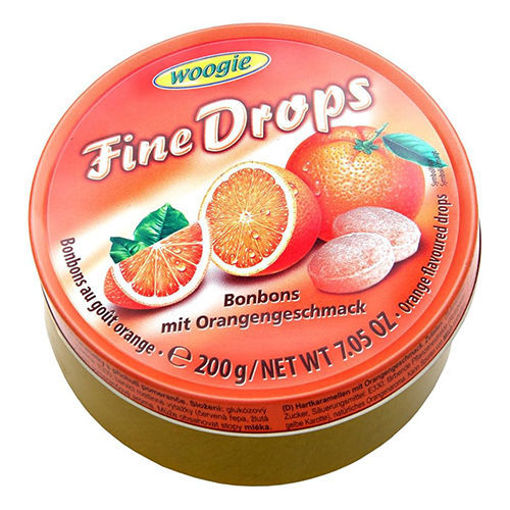 WOOGIE Fine Drops Orange Candy (Bonbons mit Orangengeschmack) 200g