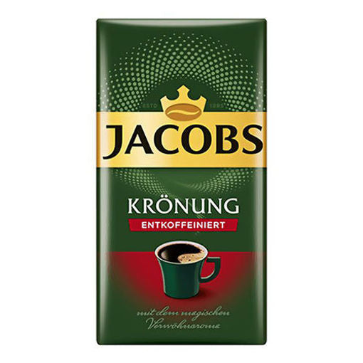 JACOBS Kronung Decaf Ground Coffee (Entkoffeiniert) 500g