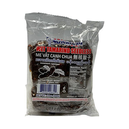 SOMBOON Wet Tamarind Seedless 400g