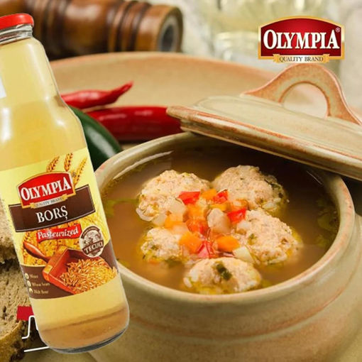 OLYMPIA Pasteurized  Borş  (Sour Soup Seasoning) 750ML