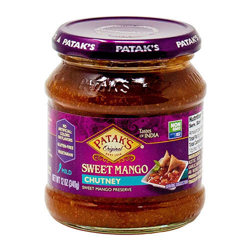 PATAK'S Sweet Mango Chutney 340g – Bakkal International Foods Inc