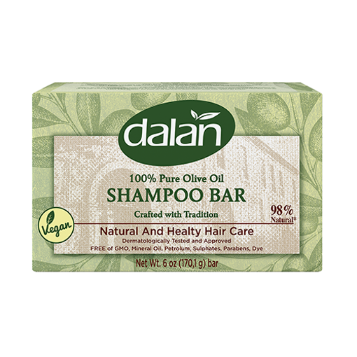 DALAN Shampoo Bar %100 Pure Olive Oil Soap 170g