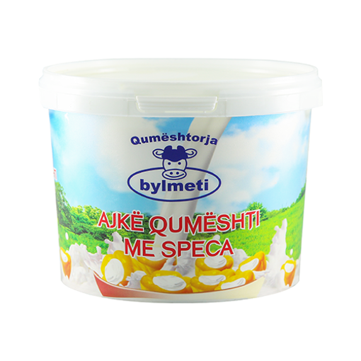 BYLMETI Sour Cream w/Peppers (Ajkë Qumështi me Speca) 560g