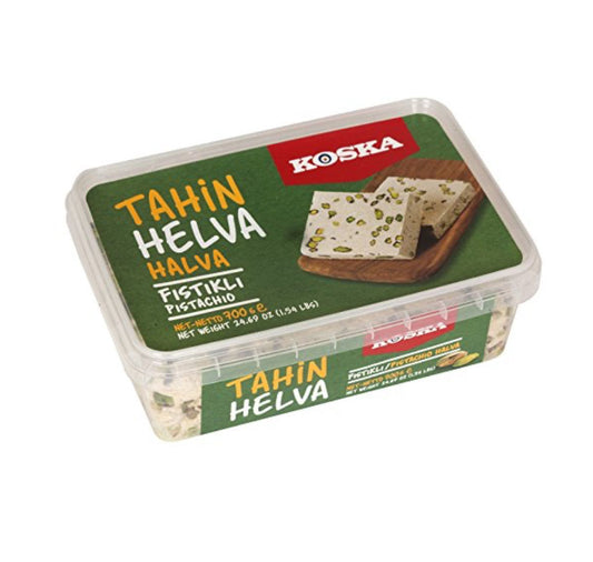 KOSKA Tahin Helvasi w/Pistachios (Tahini Halva) 350g
