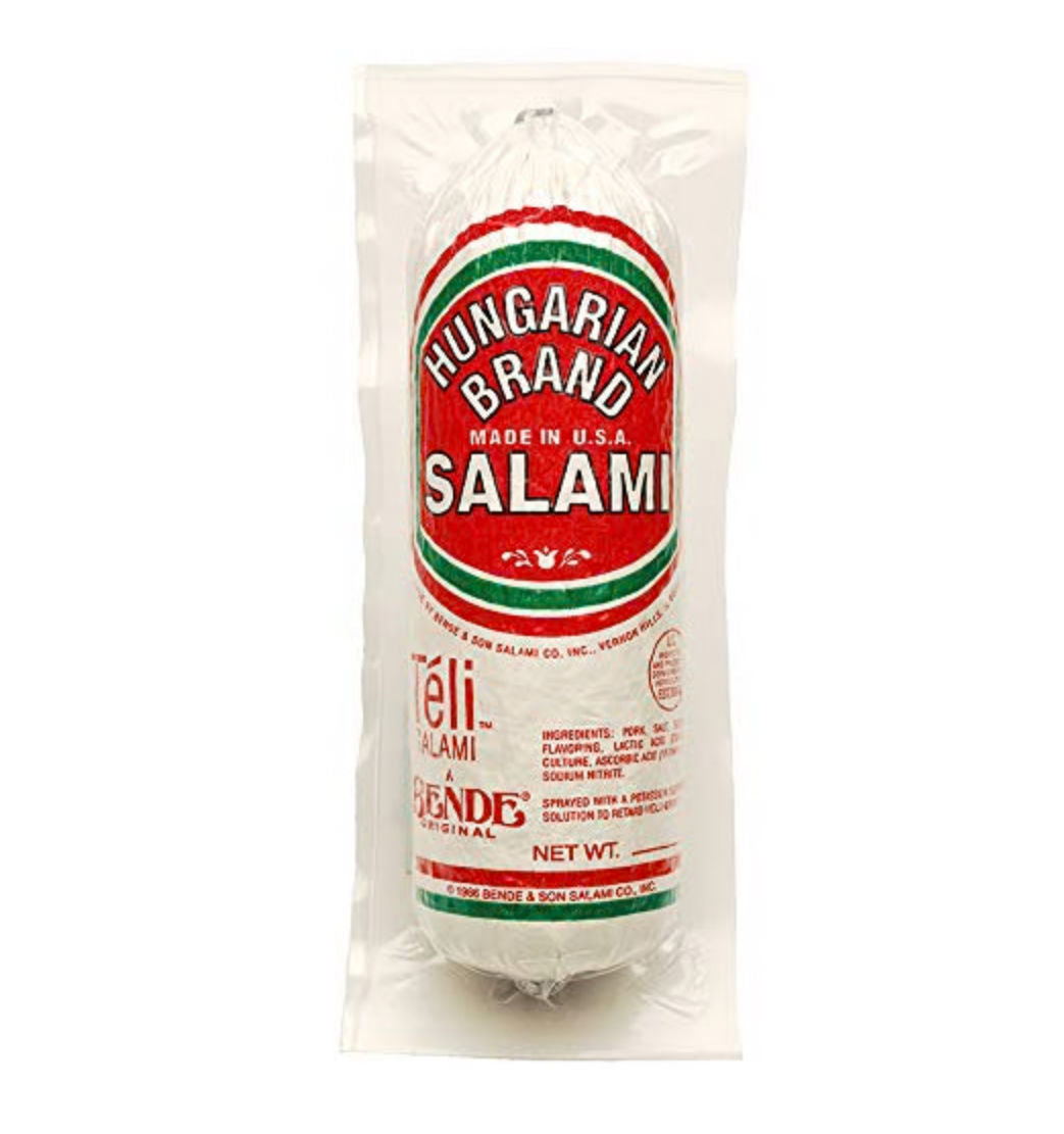 BENDE Teli Hungarian Brend Salami  0.75 lb