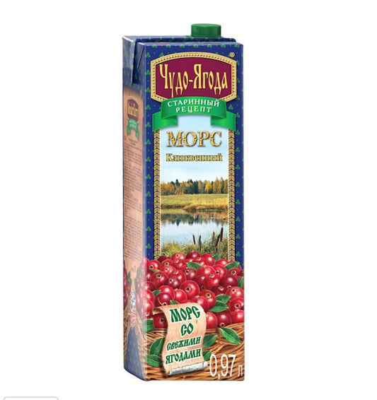 CHUDO-YAGODA  Cranberry Mors 1 L