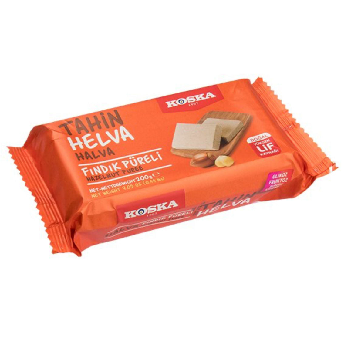 KOSKA Tahin Halva With Hazelnut Puree 500 g