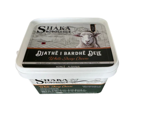 Shaka Boboshtica Sheep Feta Cheese  900g (Albanian White Cheese)