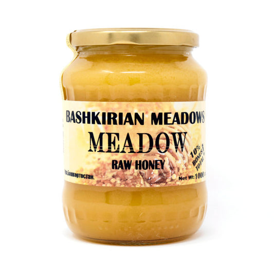BASHKIRAN MEADOWS Meadow Raw Honey 1000g