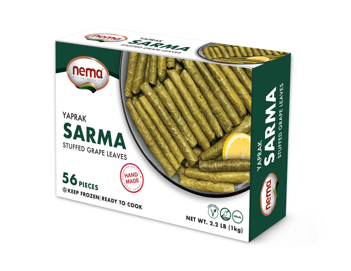 NEMA Yaprak Sarma stuffed grape leaves, 56 pieces, 1 kg