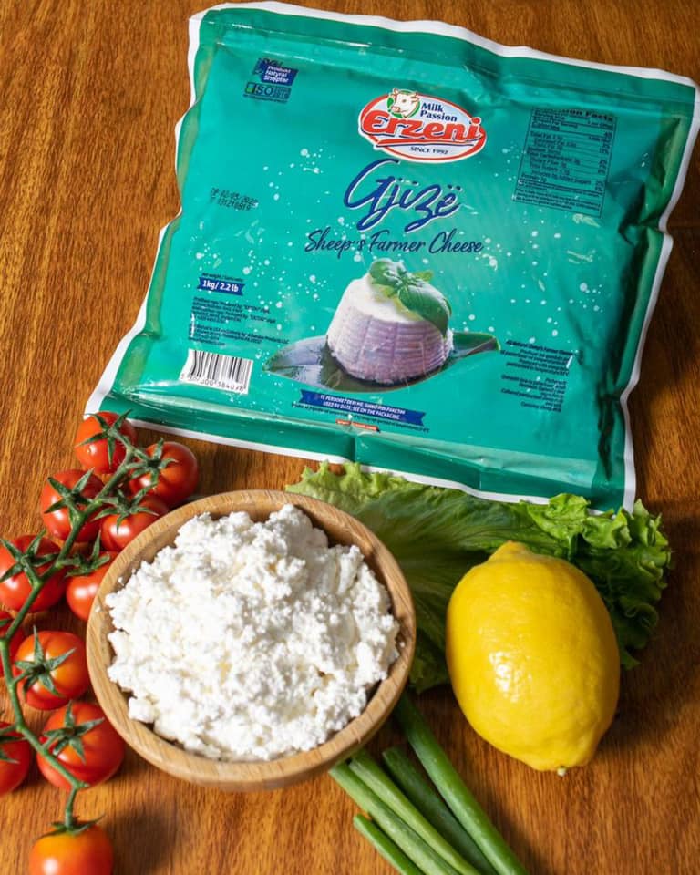 ERZENI Gjizë Sheep Farmer's Cheese 1kg — Albanian sheep milk farmer's cheese