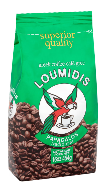 LOUMIDIS Papagalos Traditional Greek Coffee 454g