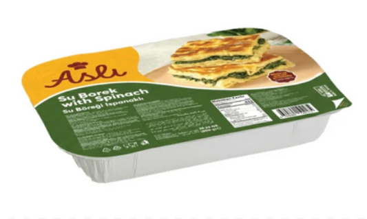 ASLI Su Boregi with Spinach package
