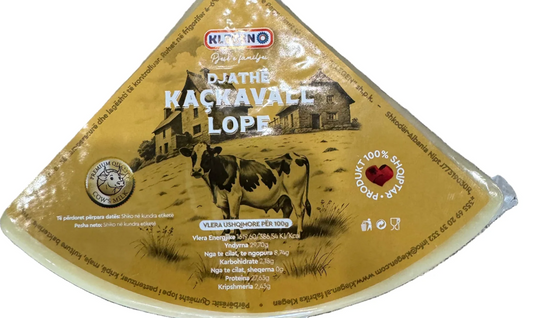 KLEGEN Cow Kashkaval Triangle Cuts  Cheese  1.40lb