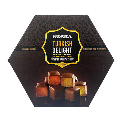 KOSKA Chocolate Covered Turkish Delight w/Orange & Lemon 140g-Online ...