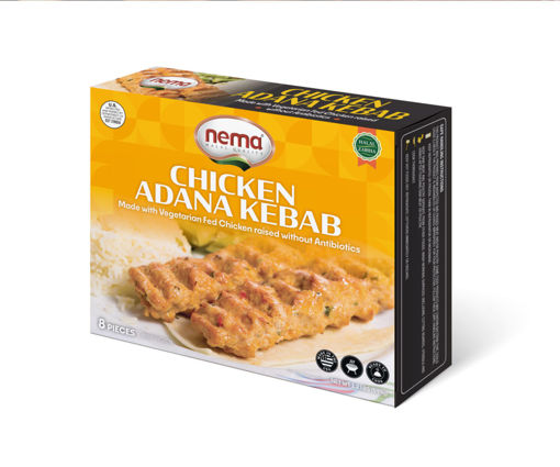 Picture of NEMA Chicken Adana Kebab 8pcs 544g
