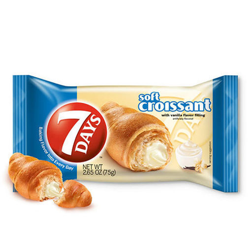 Picture of 7DAYS Croissant w/Vanilla Flavor Filling 75g