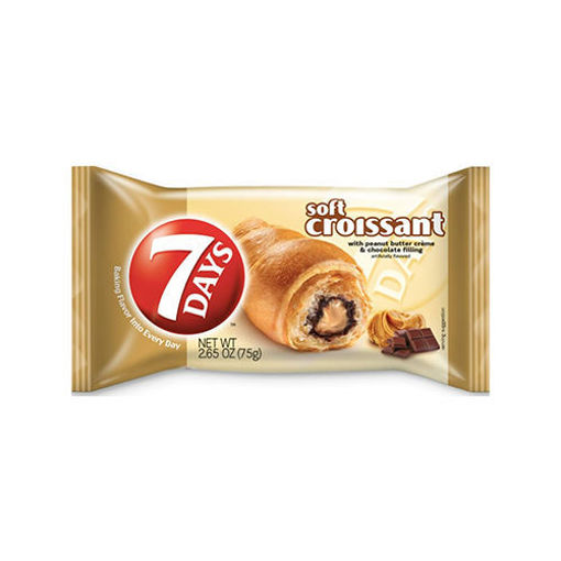 Picture of 7DAYS Croissant w/Peanut Butter & Chocolate Flavor Filling 75g