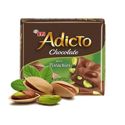 Picture of ETI Adicto Chocolate w/Pistachios 70g