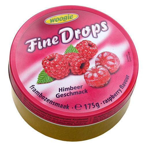 Picture of WOOGIE Fine Drops Raspberry Candy (Himbeer Geschmack) 200g