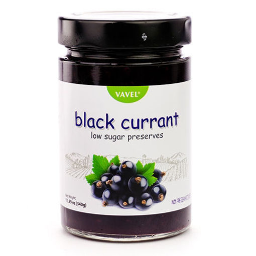 Picture of VAVEL Black Currant Reduced Sugar Preserve 290g