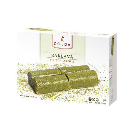 Picture of GOLDA Pistachio Rolls Baklava (Fistikli Sarma) 350g