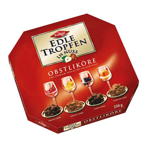 Picture of TRUMPF Edle Tropfen in Nuss ''Obstlikore'' 250g