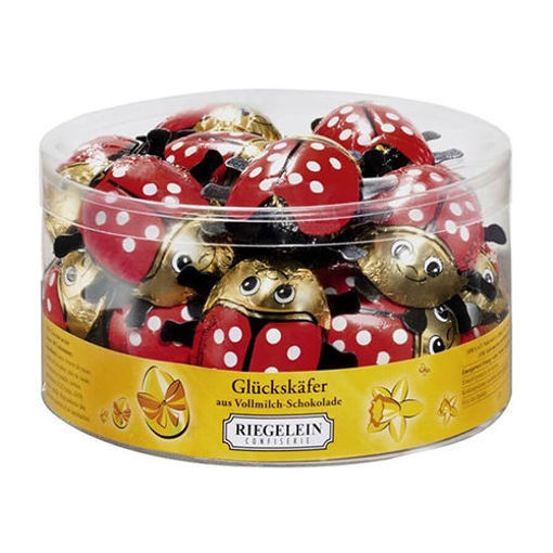 Picture of RIEGELEIN Milk Chocolate ''Ladybugs'' 375g