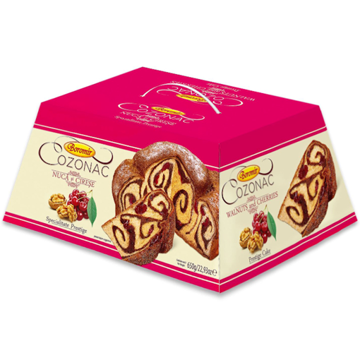 COZONAC Cake PRESTIGE w/ walnuts & cherries 650g